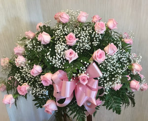 casquet pink rose