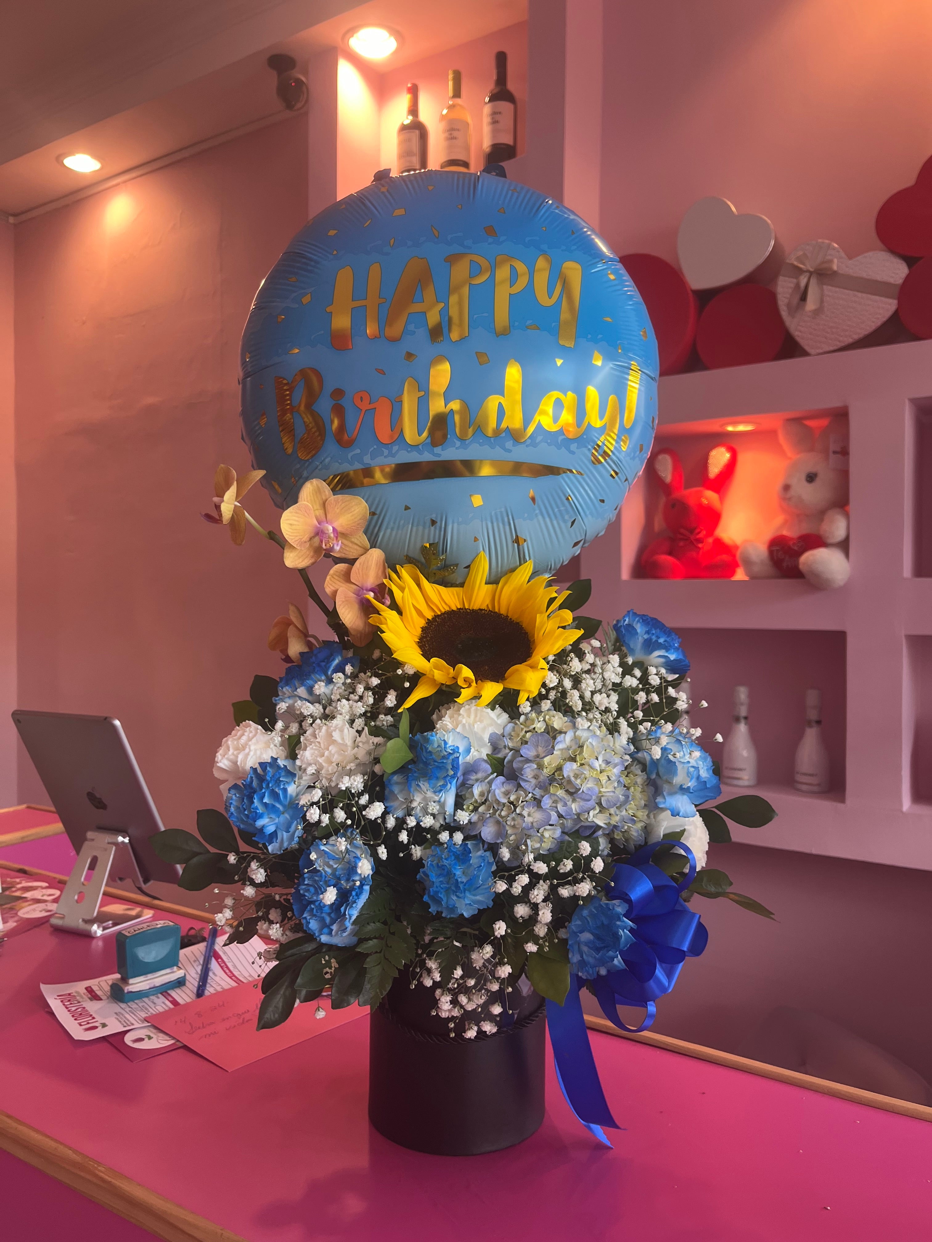 Blue birthday